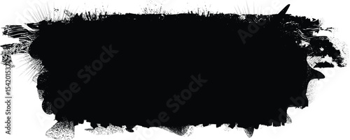 Grunge textured banner with rough edges. Speckled texture. Overlay grunge texture . Simply place texture over any object to create grunge effect . Banner with scratched surface for your design.