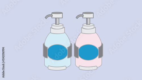 Nursing home, hospital, recuperation, rehabilitation concept happy old woman holding hands with nurse together, doctors in clinic care, help and support patients simple flat vector