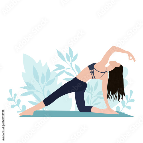 “Inspiring visual of a serene yoga practice promoting mindfulness, physical health, and emotional wellbeing. Ideal for wellness, fitness, spiritual, or lifestyle themes.