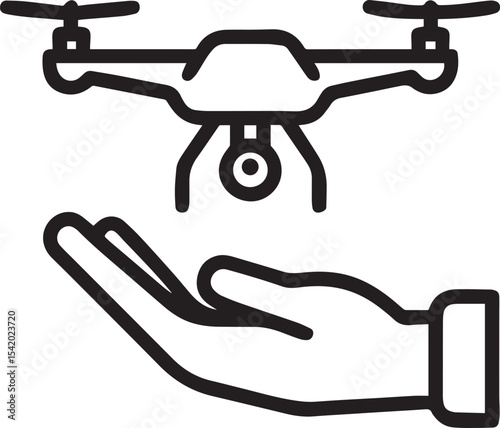 vector illustration of a hand holding a bottle opener