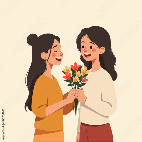 Romantic Wife Appreciation Day vectors including couple hugs, flower gifts, thank you messages, cozy home scenes, and heart balloons. 