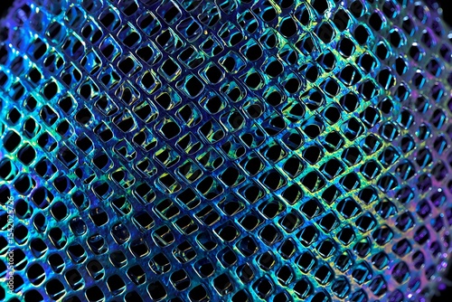 Iridescent Grid: A Symphony of Color and Form