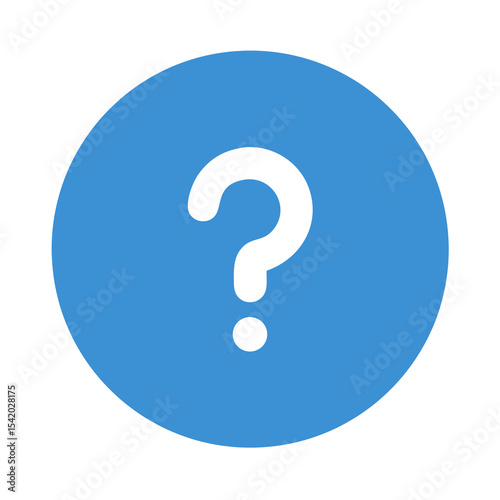 blue question mark icon