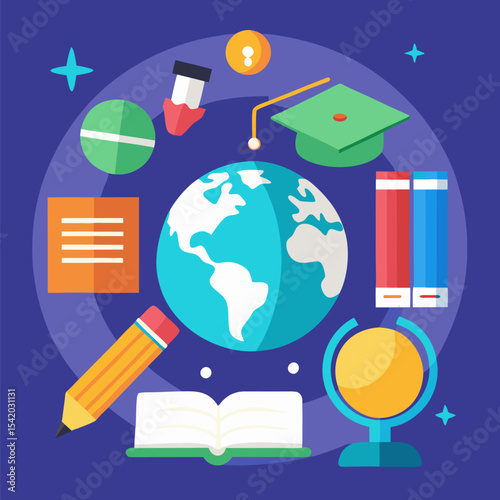 Animated Textbooks Floating in Space for Creative Education Concepts, Learning Graphics, Academic Illustrations, Digital Knowledge Designs, and Modern Visual Content Projects