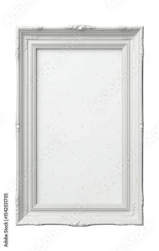 white minimalist style wooden frame 