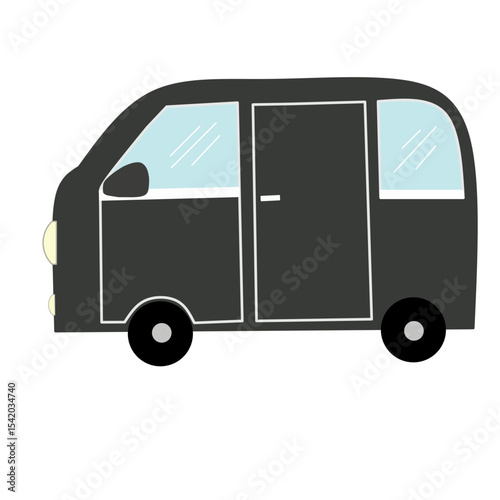 vector illustration of a car for automotive industry element