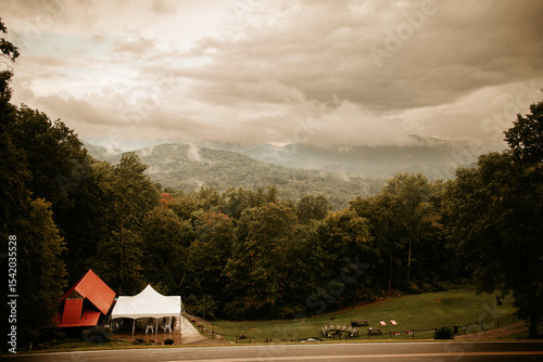 Mountain View on a cloudy day