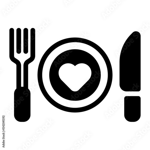 Romantic Dinner Plate