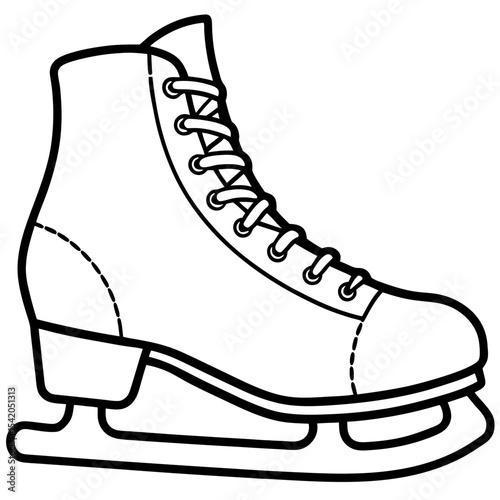 Ice Skates icon vector