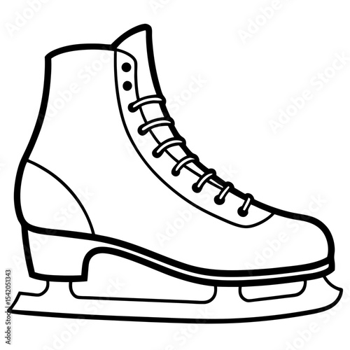 Ice Skates icon vector