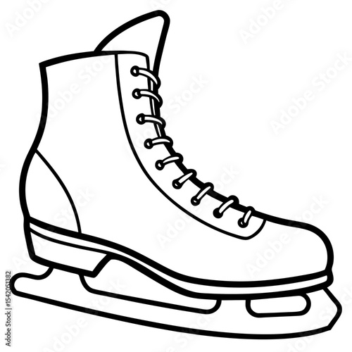 Ice Skates icon vector