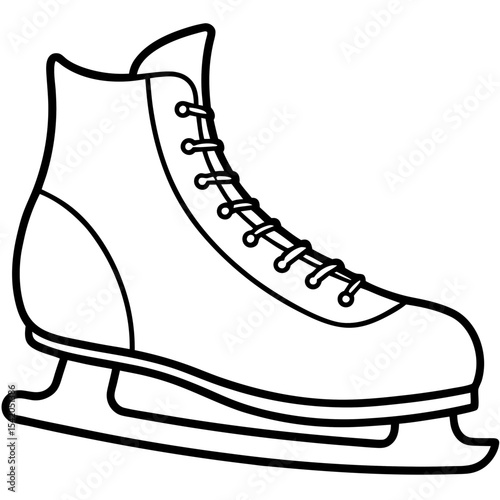 Ice Skates icon vector