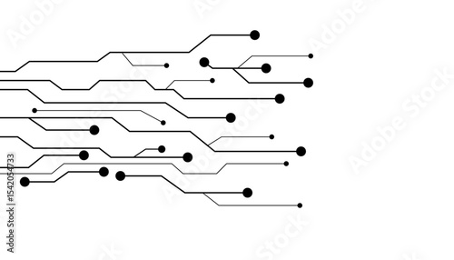 High-tech technology background. Circuit board, Abstract modern digital science technology futuristic circuit board.
