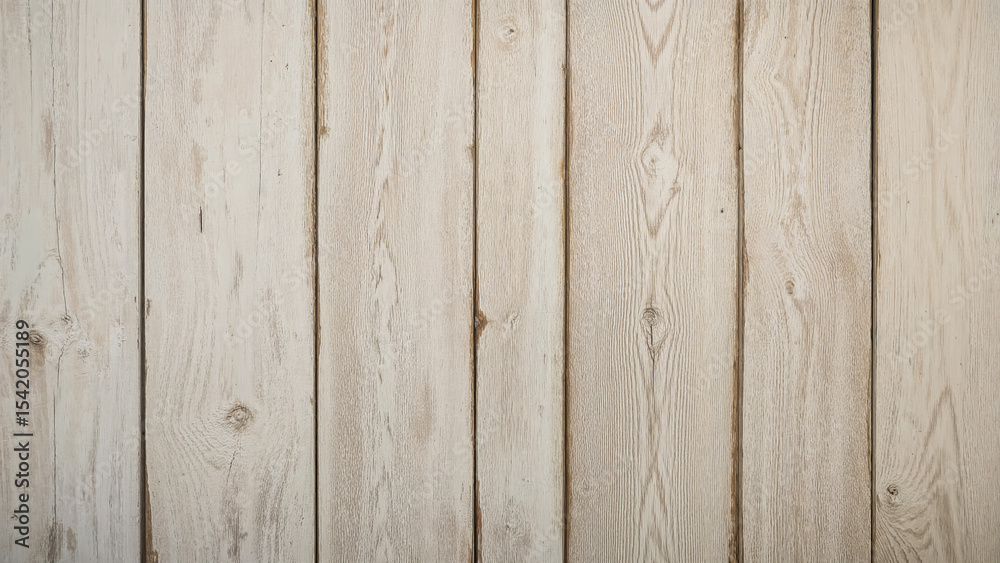 Fototapeta premium Weathered White Wood Planks Rustic Background Texture