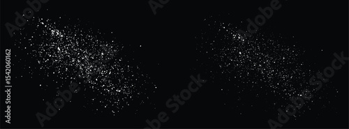 Falling snow winter ice effect snowflakes background