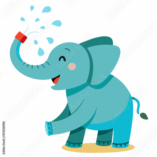 funny elephant cartoon