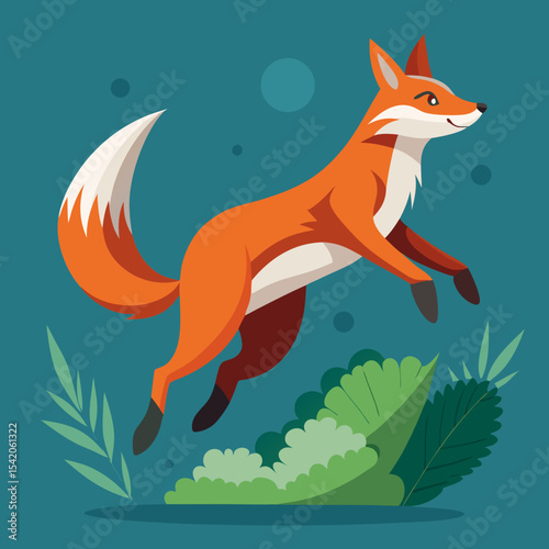 red fox cartoon