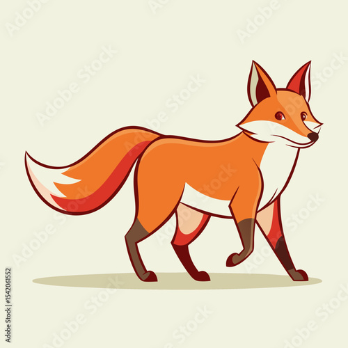 red fox cartoon