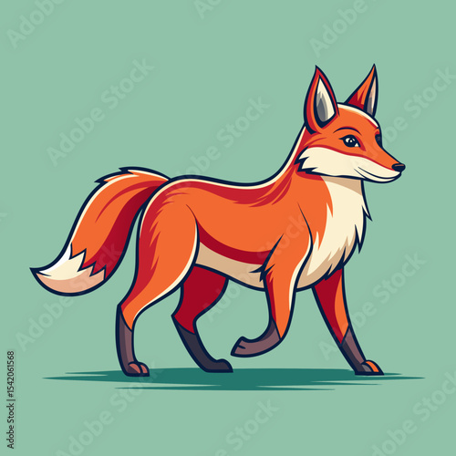 red fox cartoon