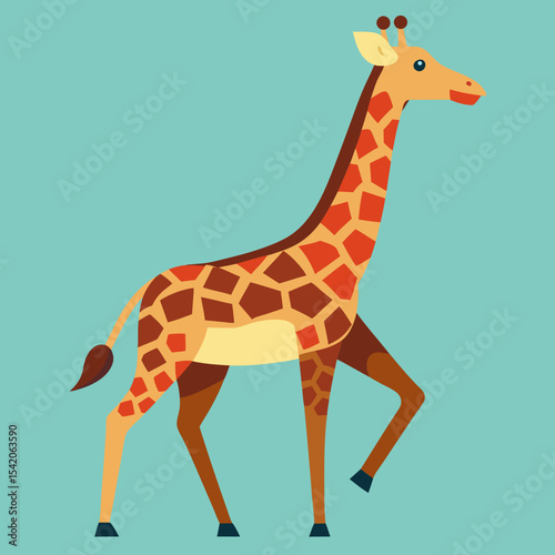 giraffe cartoon illustration
