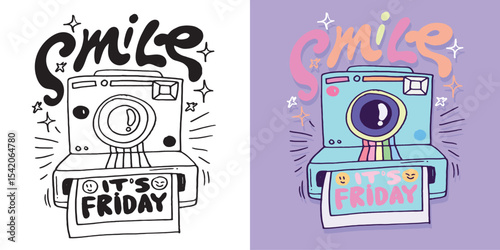 Trendy hand drawn doodle lettering quote. Lettering for t-shirt design, mug print, bag print, clothes fashion. 100% hand drawn vector image.