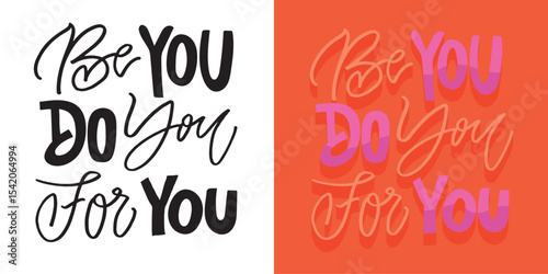 Trendy hand drawn doodle lettering quote. Lettering for t-shirt design, mug print, bag print, clothes fashion. 100% hand drawn vector image.