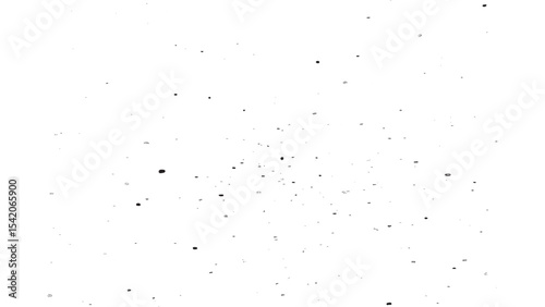 Random Black and White Dots with Various Sizes and Dispersed Distribution