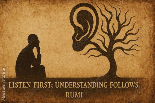 To listen is to open your heart without interruption or judgment.
True listening invites understanding and deep connection between souls.