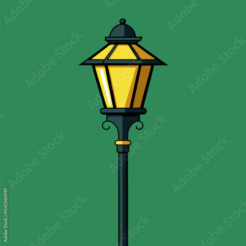 vintage street lamp