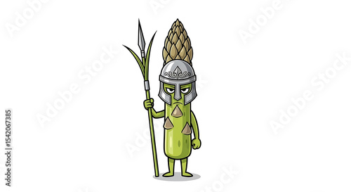 Asparagus Warrior: A Veggie Knight's Vigil