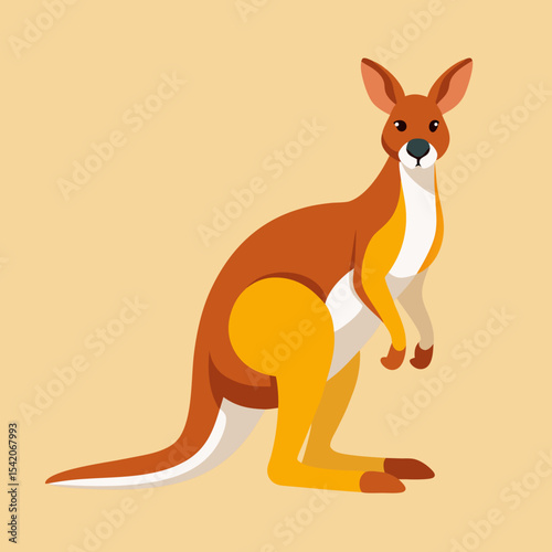 kangaroo with baby