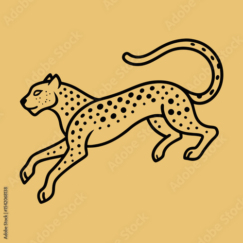 vector image of a dog