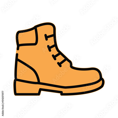 Boot icon design template