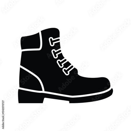 Boot icon design template