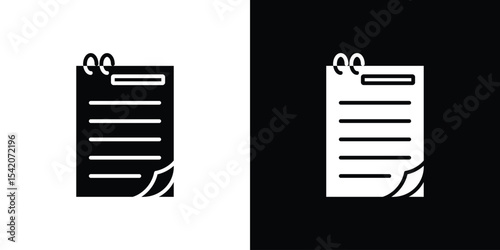 Assignment icon black silhouette for web, and mobile app