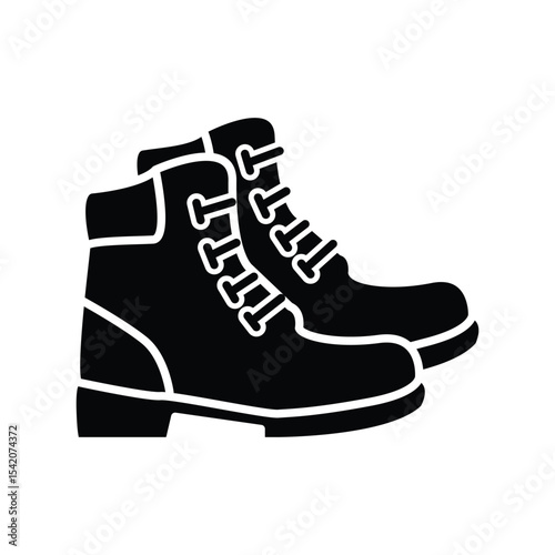 Boot icon design template