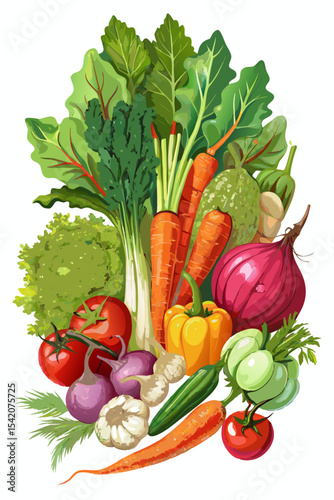 Fresh organic vegetables harvest bounty