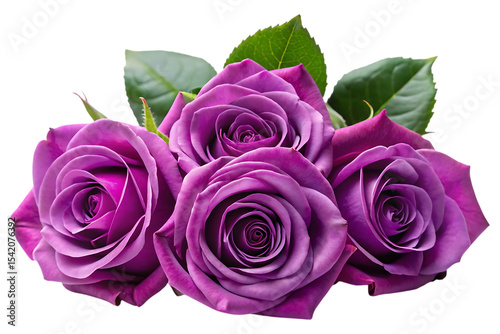purple roses image isolated on transparent