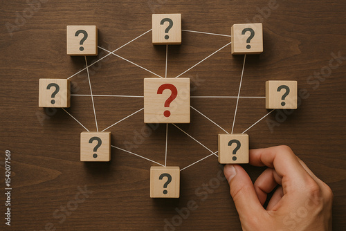 Unraveling Complex Problems A Visual Representation of Interconnected Questions
