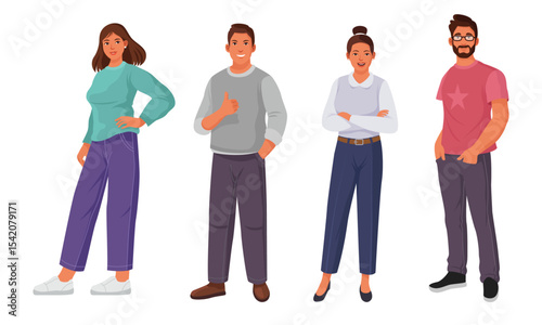 Modern People with Unique Styles