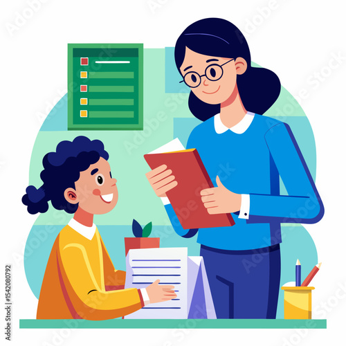 Teacher Grading Student Papers – Evaluating Academic Work and Assessment
