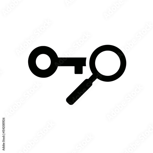 very simple flat and single minimalist Keywords Silhouettes in black on a white background