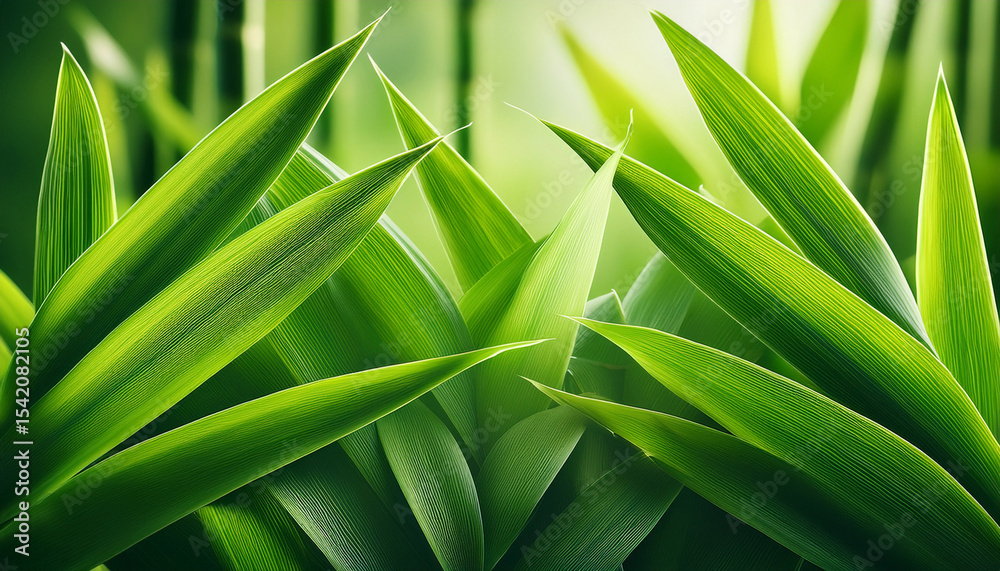 Fototapeta premium lush green bamboo