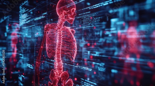 3d rendered illustration of a human body