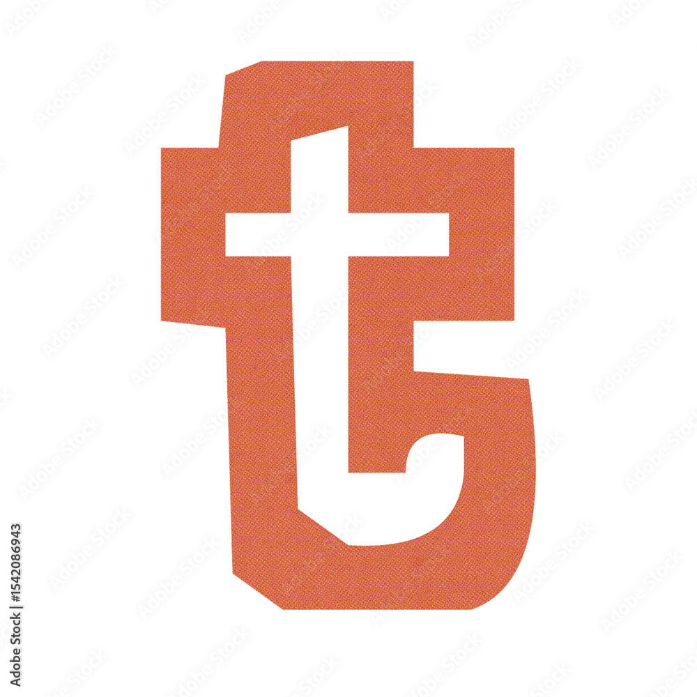 Obraz premium Letter T collage