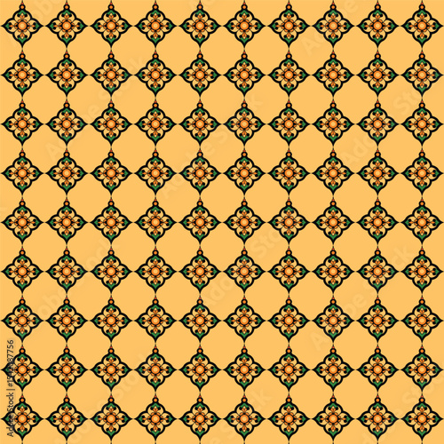 elegant ornate seamless pattern