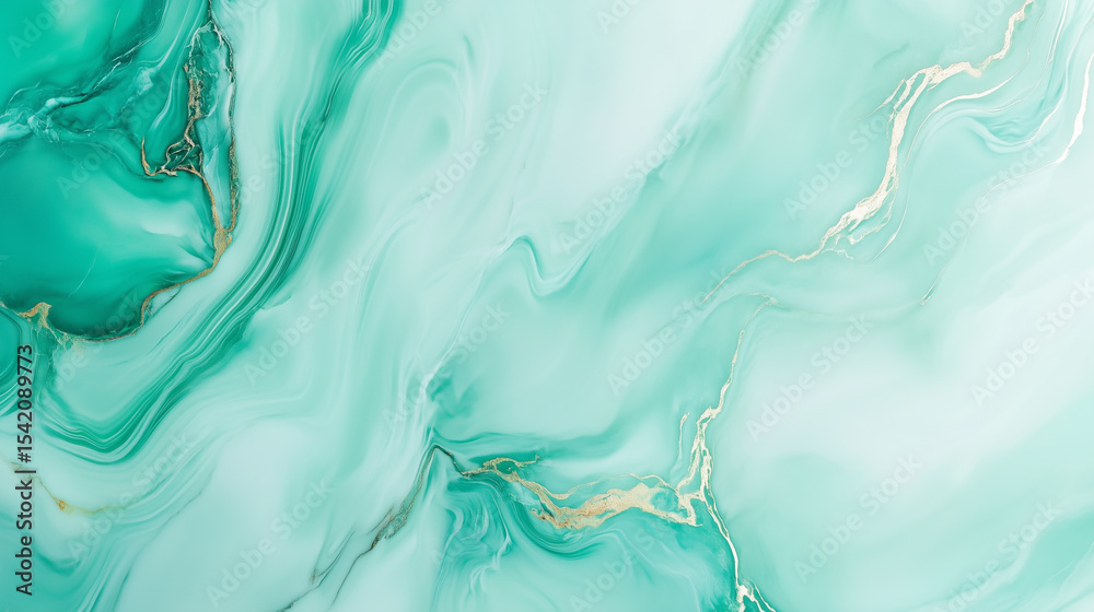 Obraz premium Green marble texture background