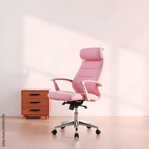 modern office chair  pink