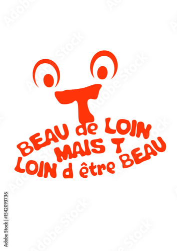beau loin etre expression smiley