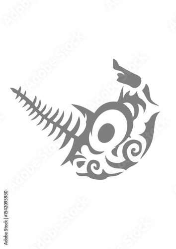 rhinoceros arete corne poisson